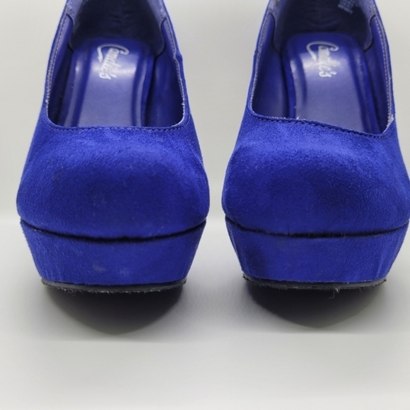 Candie's Cabela Blue‎ High Heels Women's Size 6 Medium - Picture 9 of 16